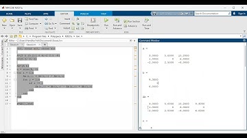 menyelesaikan eliminasi gauss jordan dengan matlab