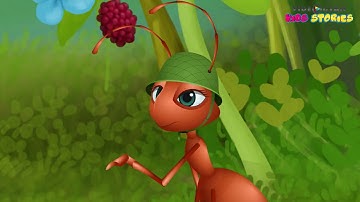 Ant And The Lazy Grasshopper | English Stories For Kids | Fairy Tales & Bedtime Stories