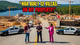 HOA Built 12 Villas on My Property — I Let Them Finish Construction, Then Brought the Deed to Cou