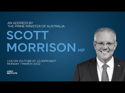 An address by The Prime Minister of Australia - Scott Morrison