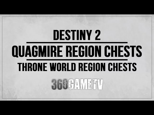 Destiny 2: All Quagmire Region Chest Locations