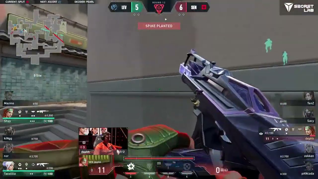 Sentinels Dephh Ace Clutch to Save Sentinels against Leviatan