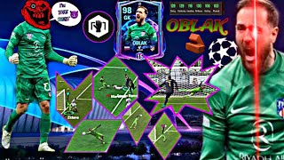 95ovr UCL Oblak Review | best gk in Fc Mobile 24 | #fifamobile