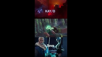 KAY/O vs Skye vs Sova (Valorant Initiator)