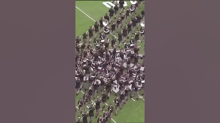 THE IMPOSSIBLE FOUR WAY CROSS! Fightin' Texas Aggie Band! @tamu #aggie