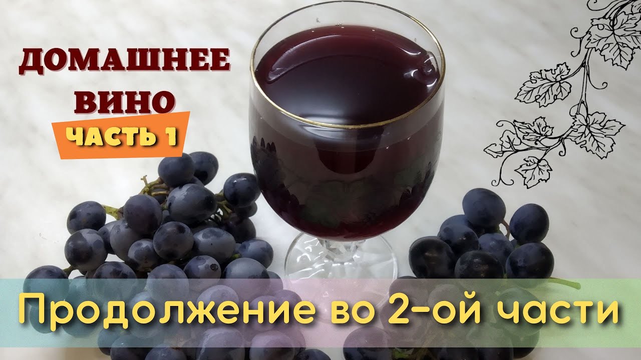ДОМАШНЕЕ ВИНО ИЗ ВИНОГРАДА. БЕЗ ГИДРОЗАТВОРА И ПЕРЧАТОК! ПРОСТОЙ РЕЦЕПТ ...
