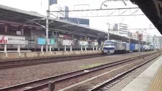 代走EF210-140(吹)＋コキ26両 遅　高速3093レ 約11時間以上遅れ 名古屋通過
