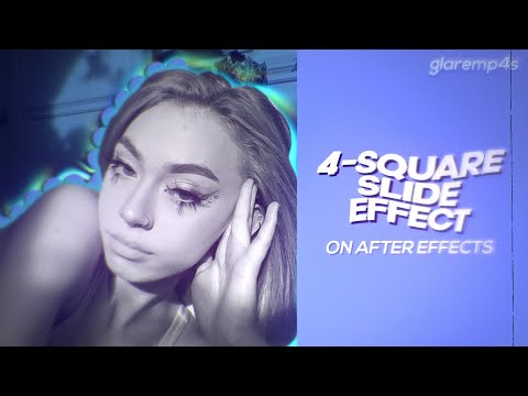 smooth four-square slide effect tutorial (ib boca.aep) — after effects tutorial