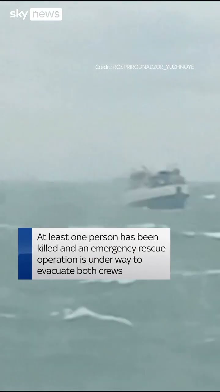 Two Russian tankers wrecked in Black Sea