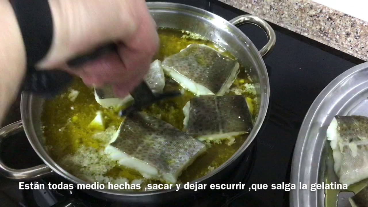 Receta de bacalao al pil pil por Josemi Olazabalaga de Aizian