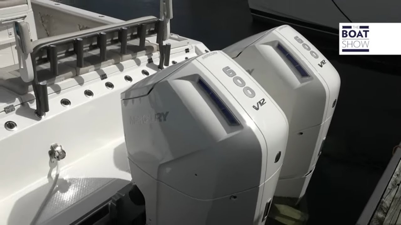 SOLACE 41 CS - 2 X 600 HP Mercury Verado Center Console - Walk Through The Boat Show