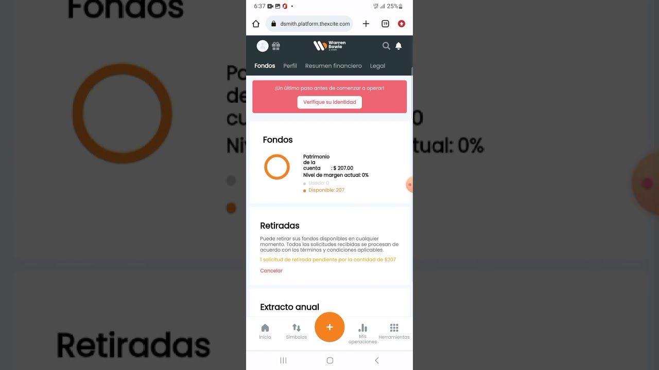 Warren Bowie una plataforma estafadora quise retirar mi capital y si no firmo no lo puedo retirar