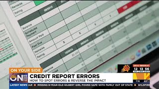 How to fix credit report issues