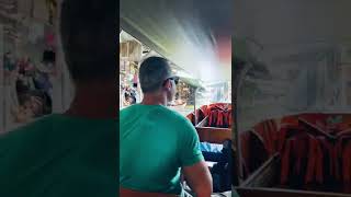 Στη μεγαλύτερη πλωτή αγορά της Μπανγκόκ 🇹🇭🛶 #shorts