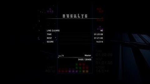 Tetris® Effect - 40L Sprint - 1:22.08