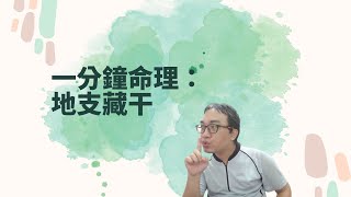 一分鐘命理：地支藏干