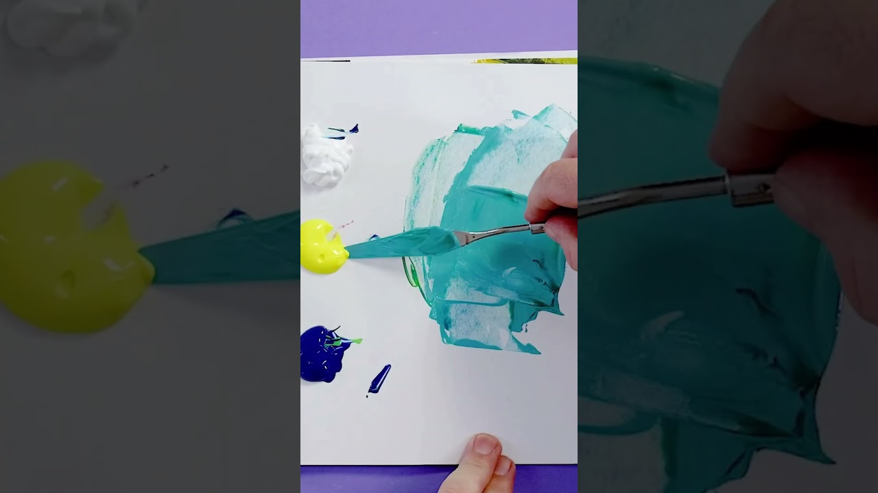 How to make turquoise with 