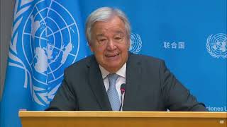 António Guterres | Secretary General of the UN | 25 July 2024 | Just Stop Oil