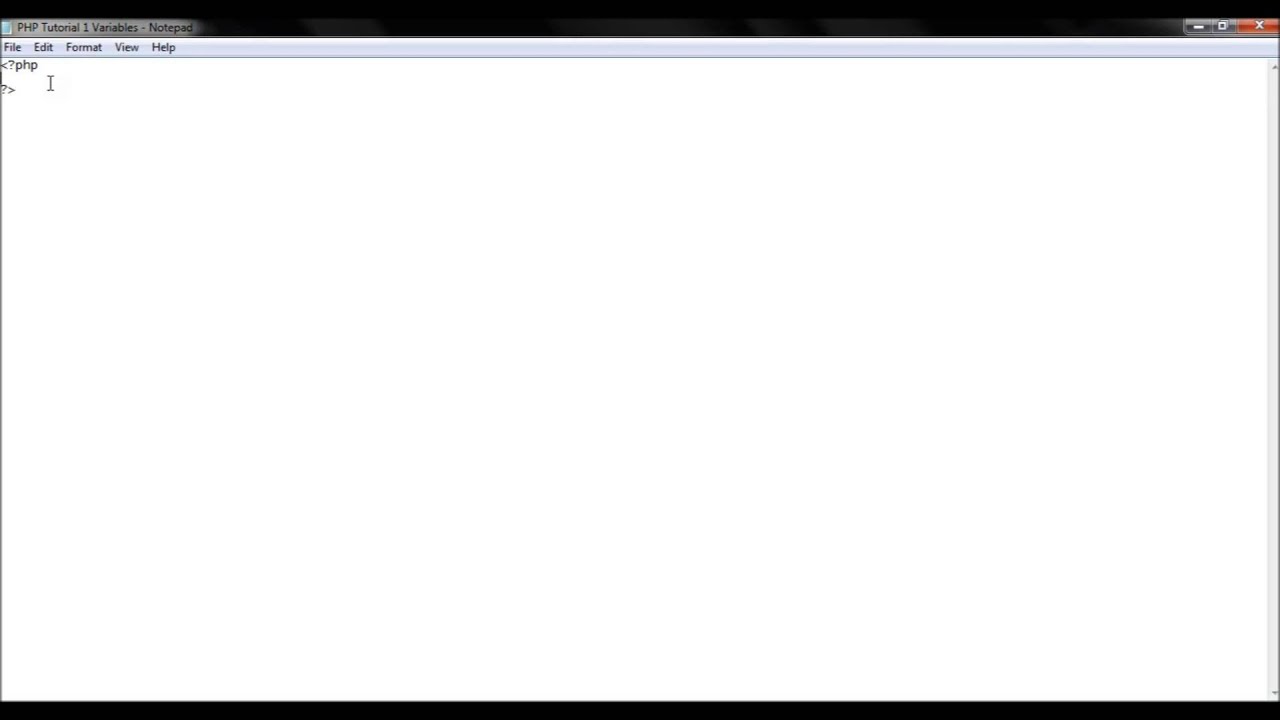 PHP 1st Tutorial Introduction - YouTube