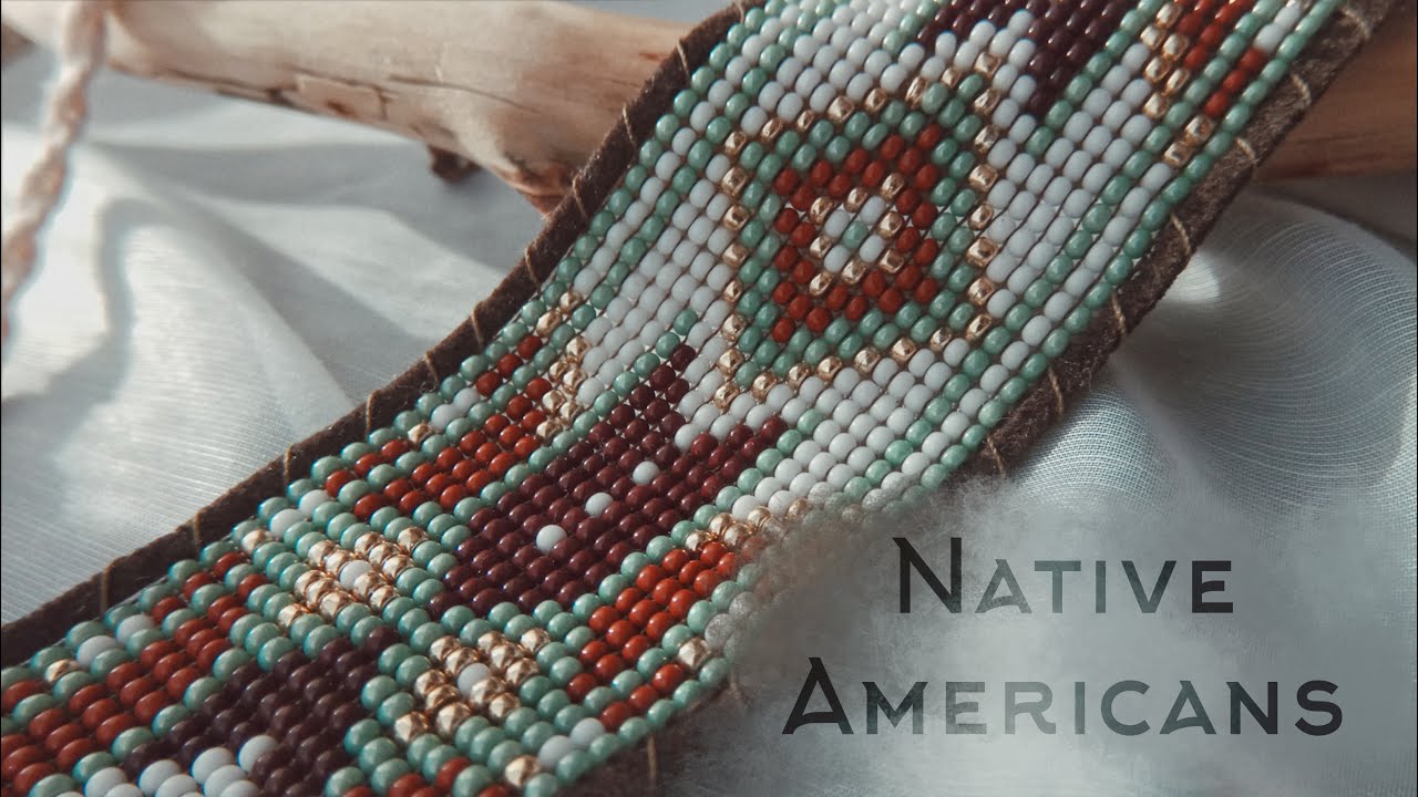 Native American Beaded Cuff Bracelet -Navajo (ij310) - YouTube