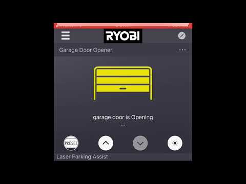 How to reset Wifi on Ryobi garage door opener step by step