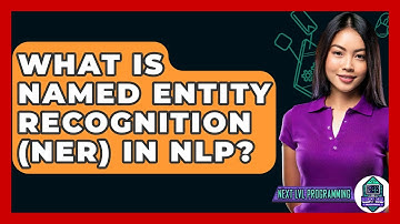 What Is Named Entity Recognition (NER) In NLP? - Next LVL Programming