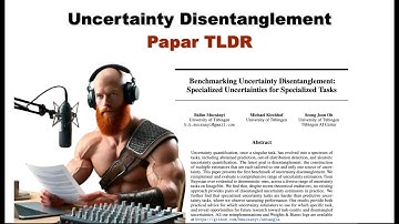 Data Science TLDR 11 - "Benchmarking Uncertainty Disentanglement" (2024)