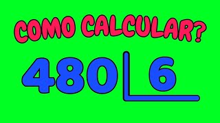 SIMPLIFYING DIVISION BY 6 | HOW TO CALCULATE 480 DIVIDED BY 6? - Divide 480 by 6