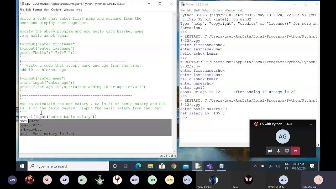 More usage of INPUT() function in PYTHON - YouTube