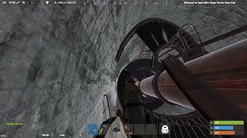 Fastest way to go down lighthouse with no fall damage in rust B)
