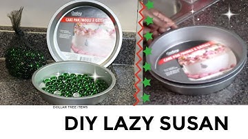 Lazy Susan DIY with Dollar Tree Items