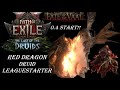 PATH OF EXILE 2 - 0.4 LEAGUESTARTER RED DRAGON DRUID NEWS &amp; START DRUIDO WYVERN LEVELING [PoE 2]
