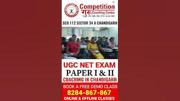 UGC NET PAPER 1 PAPER 2 COACHING IN CHANDIGARH🔥🔥 #ytshorts #shortsvideo #viralvideo #youtubeshorts