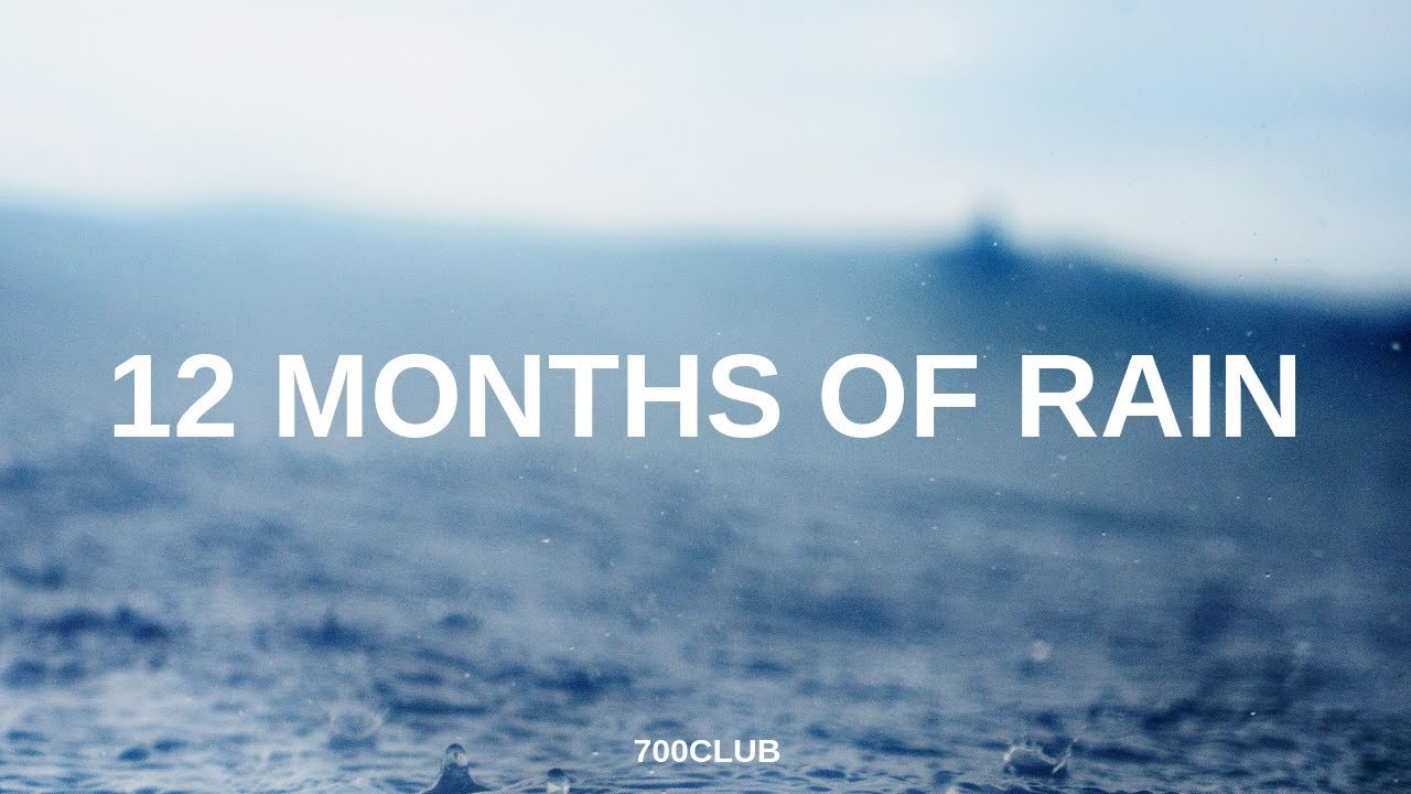 12 Months of Rain in Six Hours YouTube