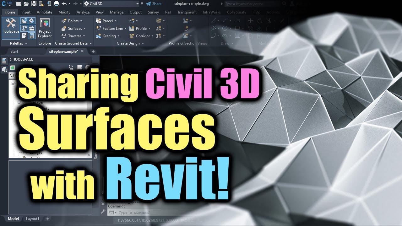 Sharing Civil 3D Surfaces with Revit using Autodesk Docs YouTube