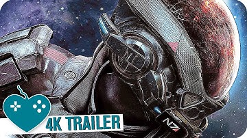 MASS EFFECT: ANDROMEDA All Main Trailers 4K UHD (2017)