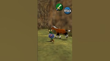link vs epona race #nintendo #zelda #shorts