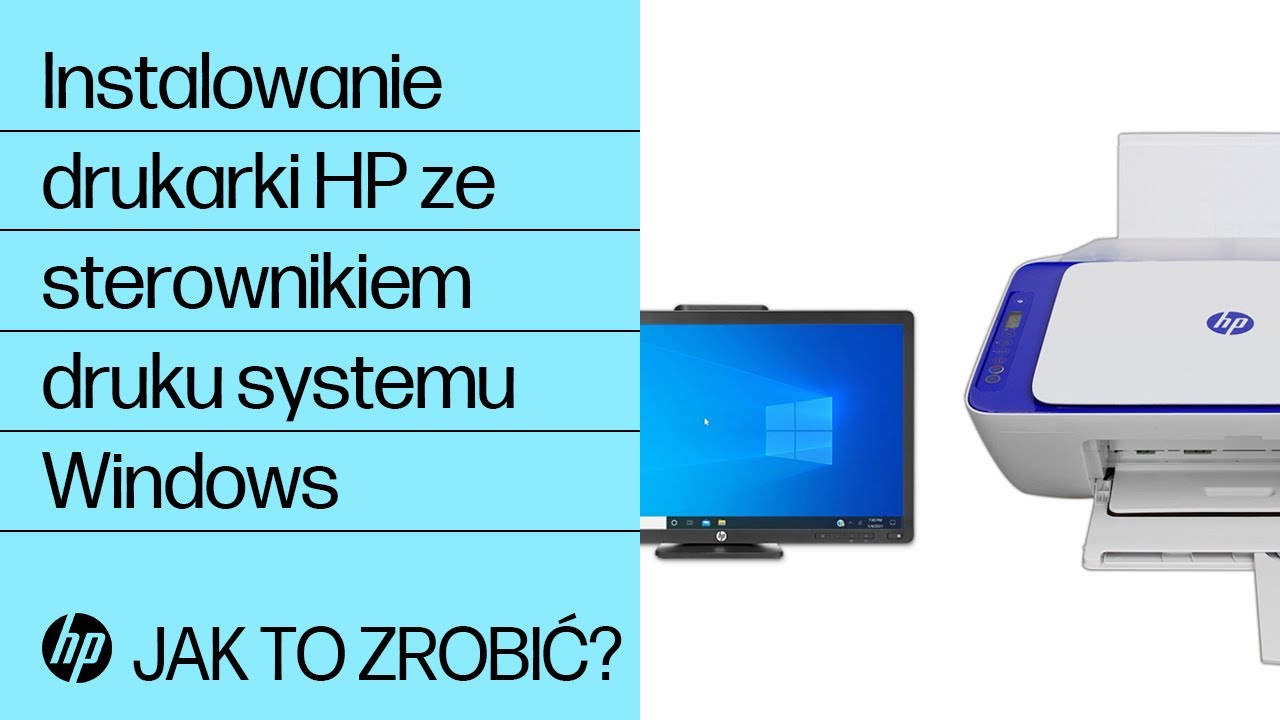Konfiguracja drukarki HP (wbudowany sterownik systemu Windows