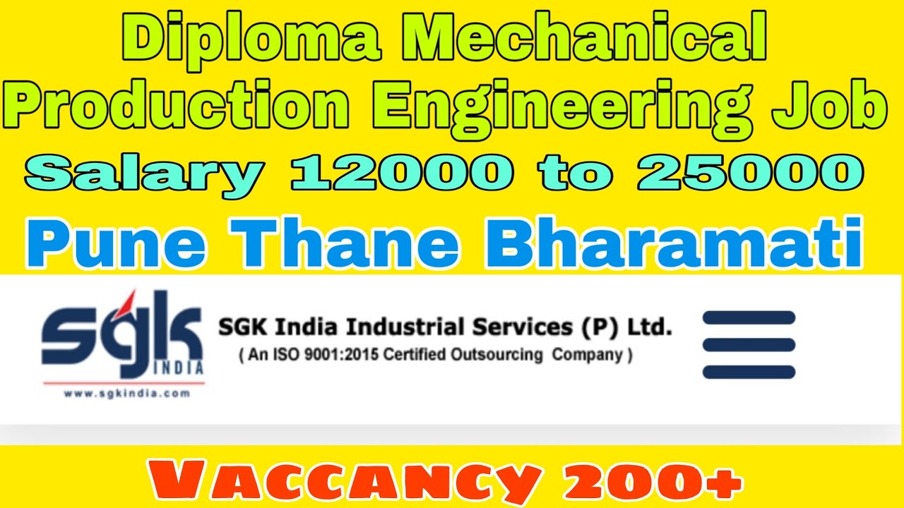 Diploma mechanical engineering jobs for freshers