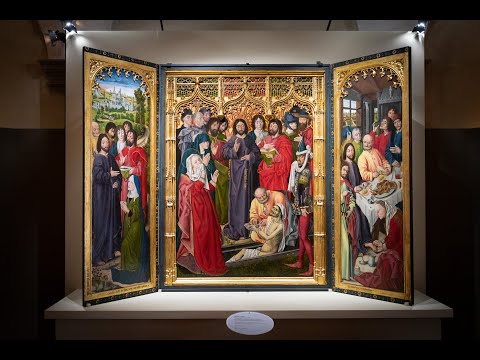 Il trittico Storie di Lazzaro, Marta e Maria di Nicolas Froment torna al convento di Bosco ai Frati