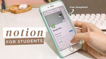 How to organize for school with Notion in 2025 + free template