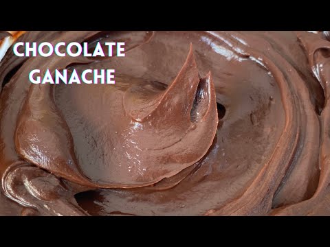 HOW TO MAKE CHOCOLATE GANACHE  Smooth and silky chocolate ganache