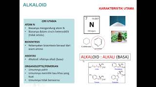 1 Dari 2 Farmakognosi  Alkaloid