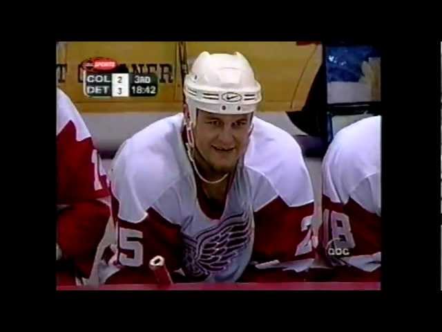 Darren McCarty's hat trick vs the Colorado Avalanche