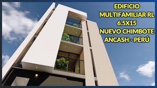 OPTIMA DISTRIBUCIÓN | MULTIFAMILIAR 6.5X15 en CHIMBOTE PERÚ #viral #arquitectura #minimal