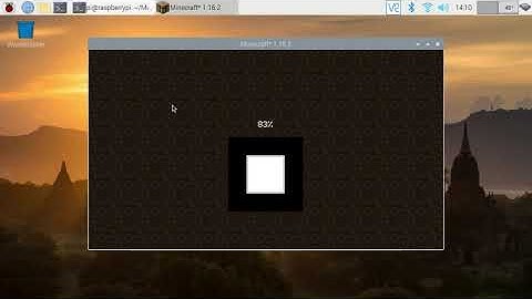 Minecraft: Minecraft 1.16.2 running on Raspberry Pi 4
