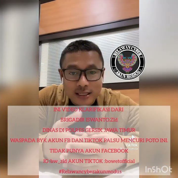 Ini Klarifikasi dari BRIPKA Iswanto