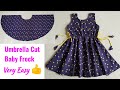 Umbrella Cut Baby Frock Cutting and Stitching|Full Circle Baby Frock Cutting and Stitching For 4-5 y