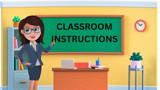 Classroom Instructions | Classroom Language | English For Kids #classroomlanguage #educationalvideo