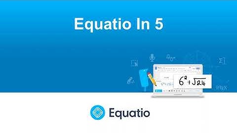 Equatio In 5